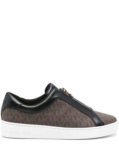 michael kors keaton sneaker zwart|michael kors keaton logo sneaker.